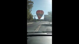 Hot air balloon crashes at international balloon festival in Albuquerque!