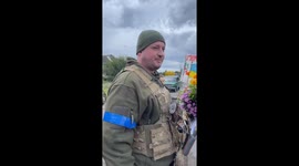 This is how people meet the Armed Forces of Ukraine in Boguslavka in Kharkiv region