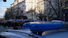 Bulgaria: Activists from the Bulgarian National Union marched in central Sofia in memory of the victims of the communist regime