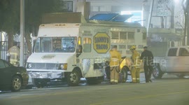 US, Los Angeles: Downtown LA Dannys Tacos Truck Victim of Arson Again