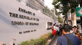 Thailand: Protest for the 4th Anniversary of Coup in Myanmar