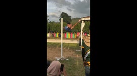 Pupil makes high jump but passes out from hard landing