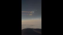 Starship Failure Seen From Plane Window