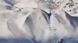 Off-piste skiers accused of causing avalanche next to ski lift at alpine resort