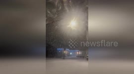 US: Massive Snowstorm Hits Ferndale, Washington, Reducing Visibility to Near Zero