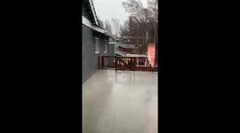 Grill Carried Away By Extreme Winds