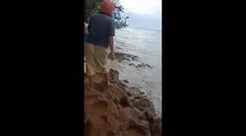 Australian couple sailing from Bali rescued when yacht cuts in rough seas