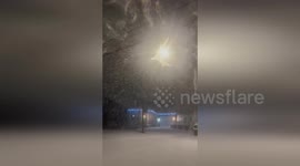 Severe snow storm reduces visibility in Washington