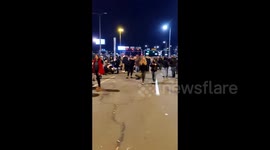 Serbia: Large crowds take part in a 24-hour protest in Belgrade