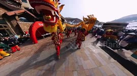 N China's ski resort celebrates Spring Festival