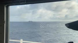 China monster ship 'pushed back' from Philippine coastline, Philippines Coast Guard says