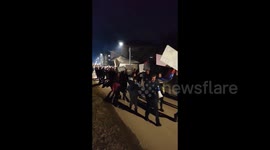 Serbia: Protest in support of students in Ušće, Kraljevo