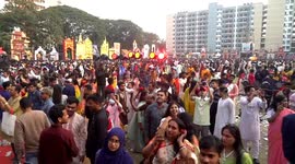 Bangladeshi Hindus celebrate Saraswati Puja festival