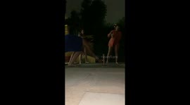 Friends Don't Notice Fall During Fireworks
