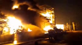 Fire erupts at chemical factory in southern India's Hyderabad