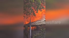 Chile: Massive Blaze Erupts at La Dehesa Golf Club as Santiago Firefighters Battle 2nd Alarm Fire