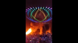 The Paraluna art piece at Burning Man 2022 was a stunning, immersive installation that captivated viewers with it’s beauty.