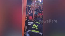 Playground collapses injuring 11 fairground visitors in Guatemala