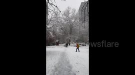 Canada: Heavy snowfall in Vancouver