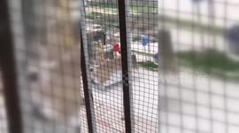 Palestine: Israeli Bulldozer Hanging Teddy Bear as Assult on Jenin Intensify