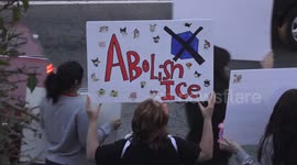US: ICE PROTESTS: Oceanside Residents Protest ICE Deportations