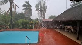 South Africa: Downburst storm