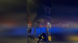 Underground garage fire forces 18 families to be evacuated in Italy