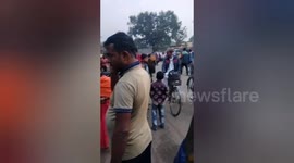 3 wagons of Goods train derails, crashes into residential area in Odisha, locals panic