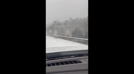 Entering Florida in a Snowstorm