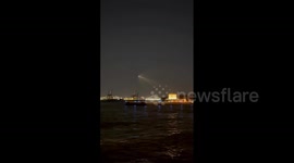 US: Falcon 9 Rocket Launches Maxar Satellites, Visible Over New York City