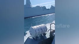 Three Chinese Navy warships sail through Philippine waters as South China Sea tensions escalate