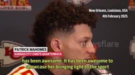 'Taylor being at NFL games has been awesome' - Patrick Mahomes' Swift praise for pop star