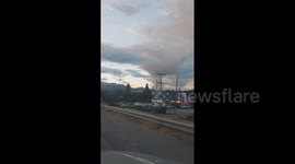Argentina: Huge Smoke Plumes From Deadly El Bolsón Fires Captured In El Hoyo