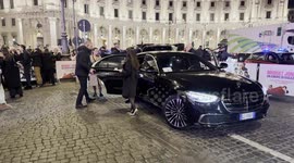 The actor Chiwetel Ejiofor arrives at The Space Cinema - Moderno Roma, for the presentation of the fourth film in the ‘Bridget Jones’ series in Rome.