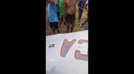 Private plane crashes onto field killing two onboard in the Philippines