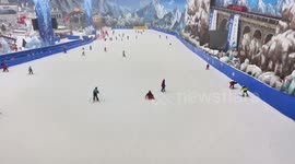 From abandoned mine to winter wonderland: Discover China's underground snow park