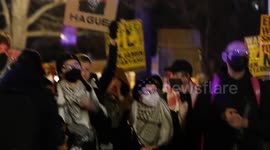 US: Arrest Netanyahu Protest in Front of the White House