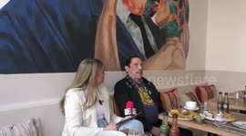 Seventh part of the Danny Trejo Interview at his restaurant Trejo's Tacos in London