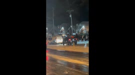 Cars Pile Up On Icy Roads In Georgia