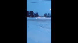 Aftermath of Snowstorm February 6th 2025 Regina Saskatchewan Canada