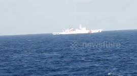 Philippine Coast Guard 'continues to push back' Chinese ship near lurking near Philippine shores