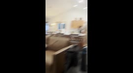 Man's beer toss misses the mark and ends up hitting his friend's face