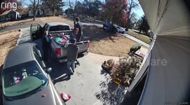 New Truck Totaled at Intersection Collision