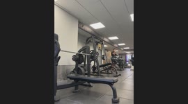 Woman 'PRESSED' by barbell after PB attempt doesn't go as planned