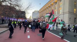 US: Protesters Rally Outside White House Against Netanyahu’s Visit