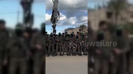 Widespread Deployment of Qassam Fighters Ahead of Israeli Hostage Handover in Gaza