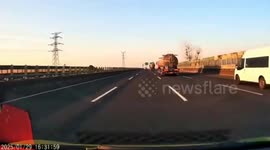 Family car slams into back of tanker on busy motorway after dad falls asleep at wheel