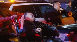US, Los Angeles: Florence Pursuit Crash