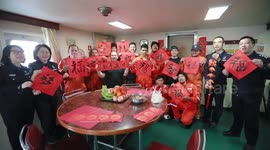 Filipino sailors celebrate Chinese New Year at Tianjin port