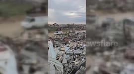 Massive Destruction Left by Israeli Forces in Netzarim Axis